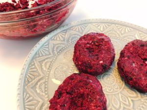 ビーツと黒豆のハンバーグ_6