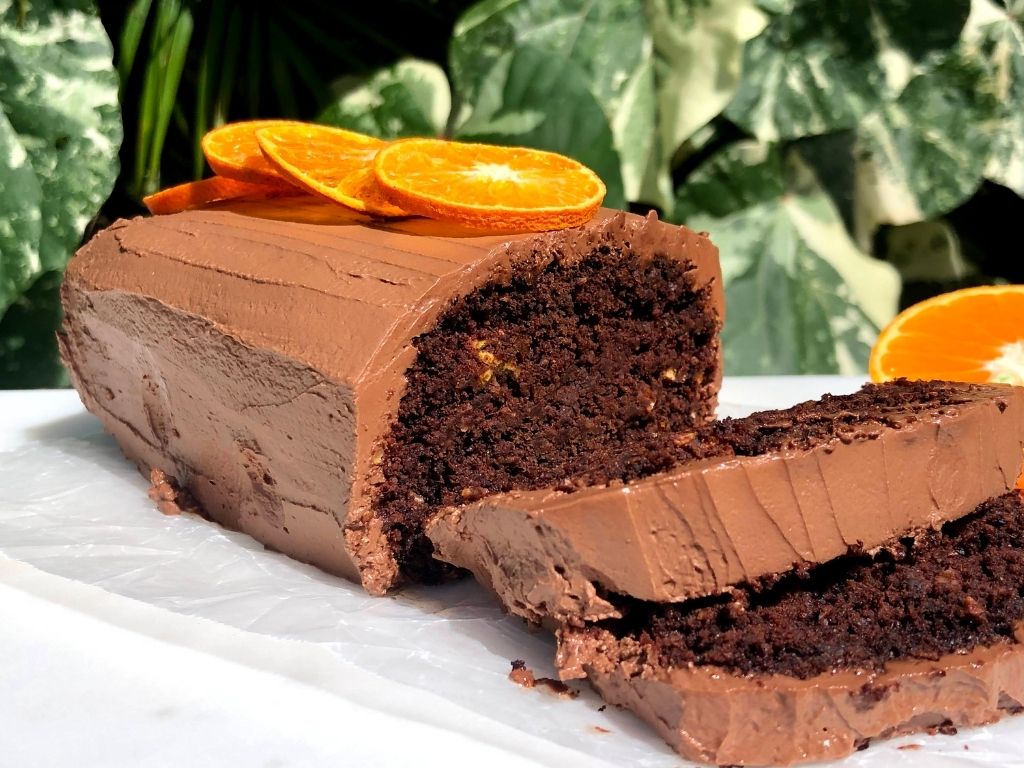 ヴィーガンオレンジチョコレートケーキ_3