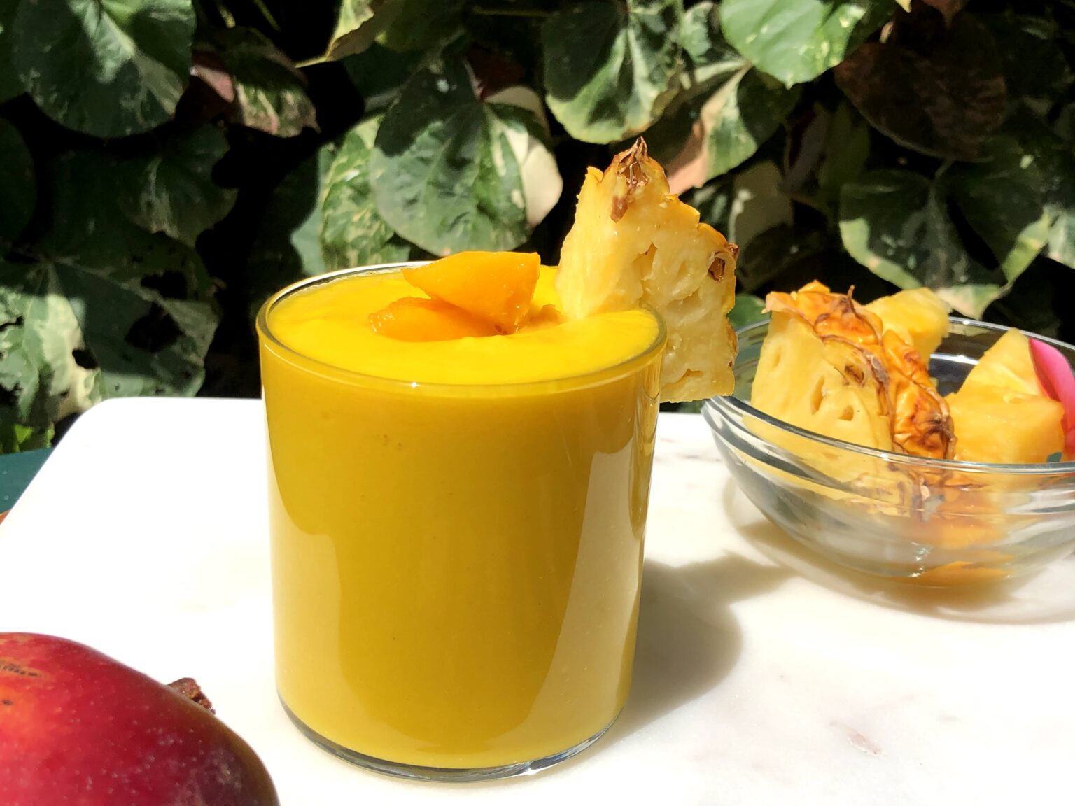 マンゴーピーチスムージーのレシピ