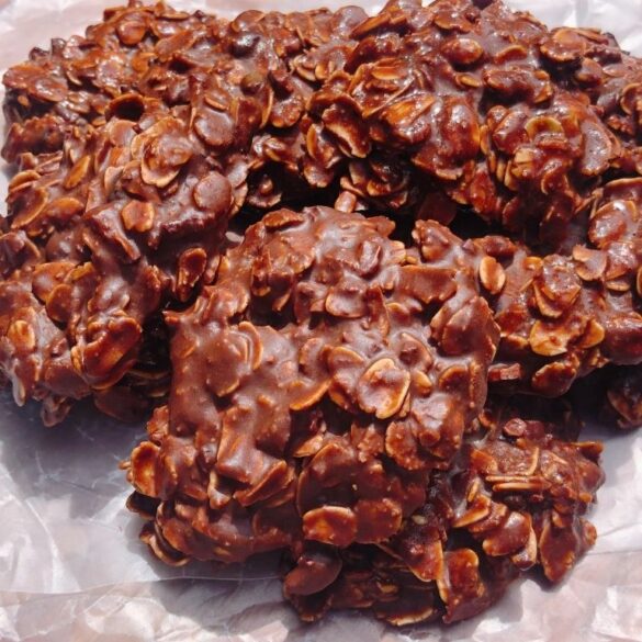 焼かないチョコレートオートミールクッキー‗2
